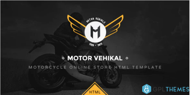 Motor Vehikal Motorcycle Online Store HTML Template