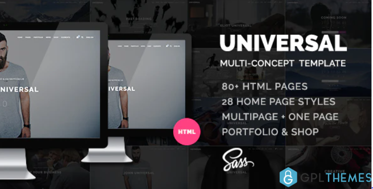 Universal Smart Multi purpose html5 template