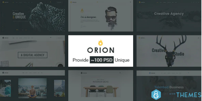 Orion Creative Multi Purpose PSD Template