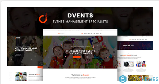 Dvents HTML Template