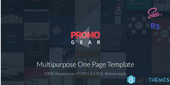 PromoGear — Multipurpose OnePage Template