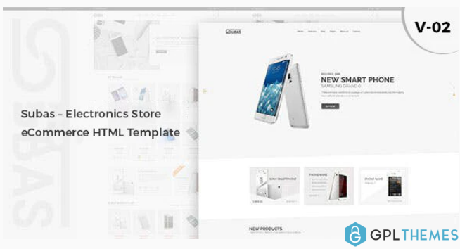 Subas – Electronics Store eCommerce HTML Template