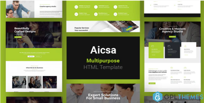 Aicsa Multipurpose HTML Template
