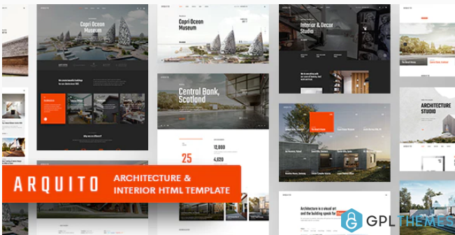 Arquito 3D Architecture Interior HTML Template