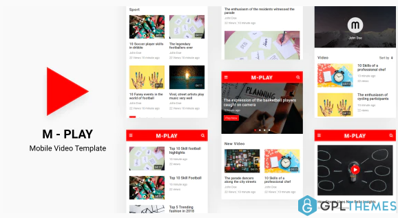 M PLAY Mobile Video Template
