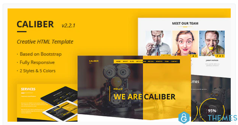 Caliber Creative Multi Purpose HTML Template 1
