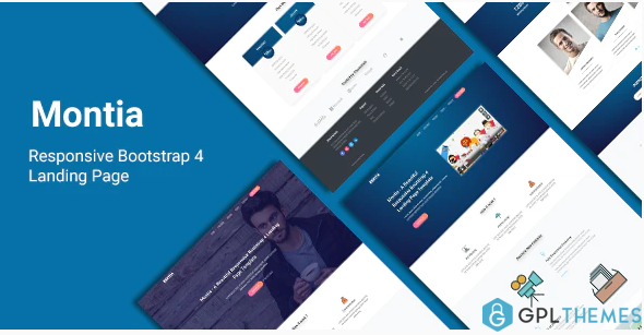 Montia Landing Page Template