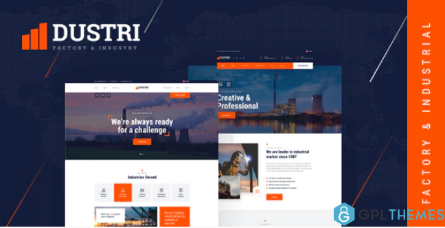 Dustri Factory Industrial HTML Template