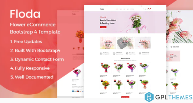Floda – Flower Store HTML Template