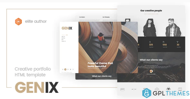 Genix Creative Portfolio HTML5 Template