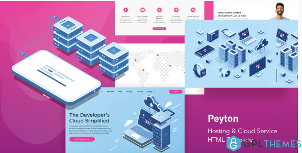 Peyton Hosting Cloud Service HTML Template