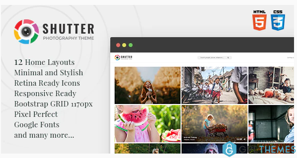 Shutter Photography HTML5 Template