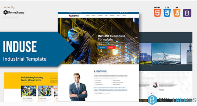 INDUSE Industrial Services HTML Template