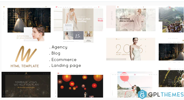 The VOW Wedding Responsive HTML Template