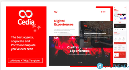 Cedia Creative Agency Corporate and Portfolio Multi purpose Template