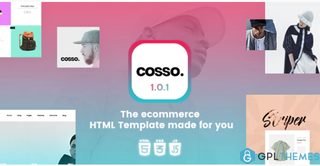 Cosso Clean Minimal Responsive HTML Template