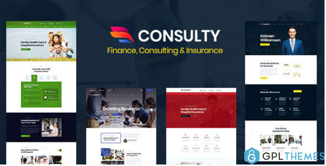 Consulty Finance Consulting and Insurance HTML Template