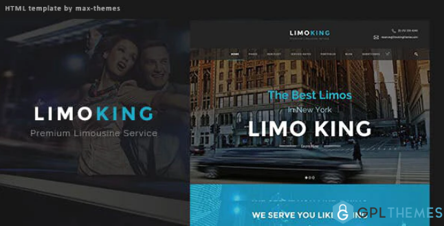 Limo King Car Hire Template