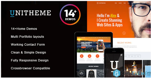 UniTheme Responsive Multi Purpose HTML Template