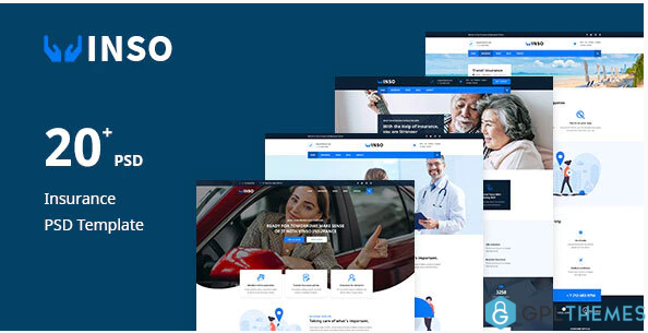 Vinso Insurance PSD Template
