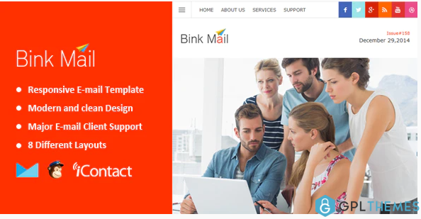 Bink Mail Responsive E mail Template Themebuilder Access