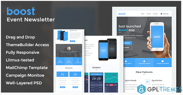 Boost App Promotional Email Online Builder Access