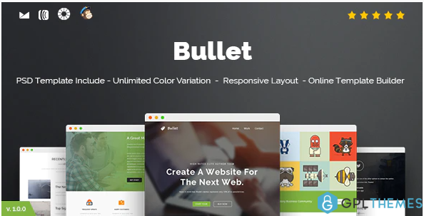 Bullet Responsive Email Online Template Builder