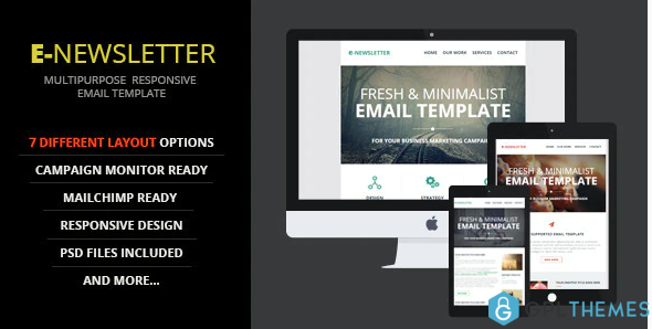 E Newsletter Multipurpose Email Template