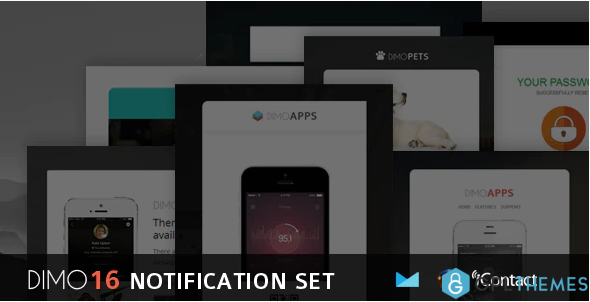 Dimo 16 Email Notification Template Set Online Access