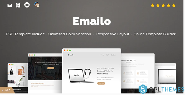 Emailo Responsive Email and Newsletter Template