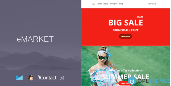eMarket Mail Responsive E mail Template Online Access
