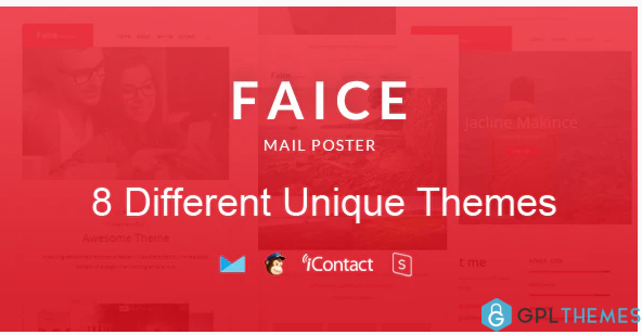 Faice Mail 8 Unique Responsive Email set Online Access