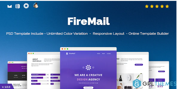 FireMail Responsive Email Online Template Builder