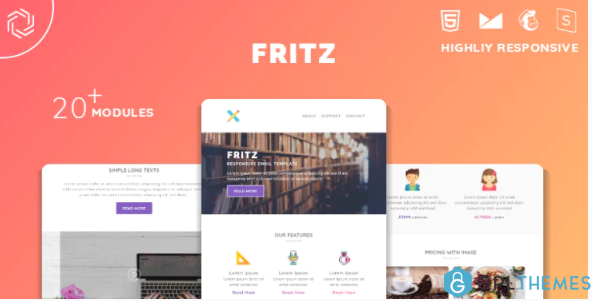 Fritz Responsive Multipurpose Email Template