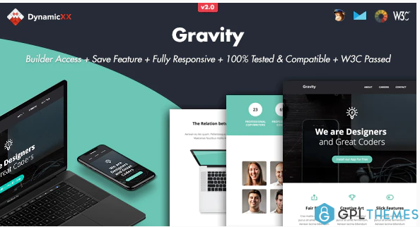 Gravity Responsive Email Online Builder