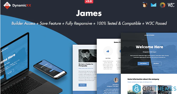 James Responsive Email Online Template Builder