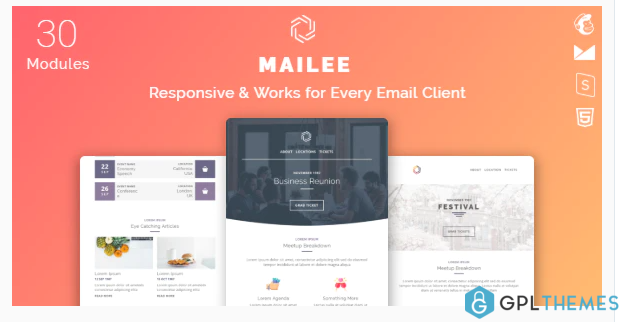 Mailee Responsive Multipurpose Email Template