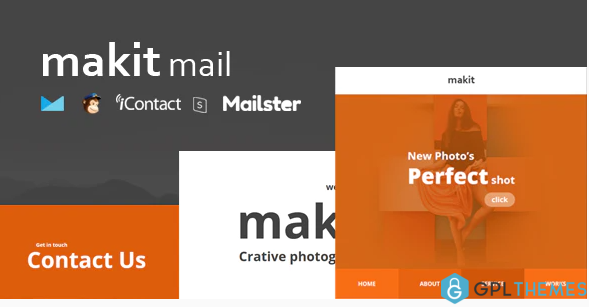 makit Mail Responsive E mail Template Online Access Mailster MailChimp