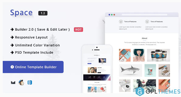 Space Responsive Email Template Online Builder