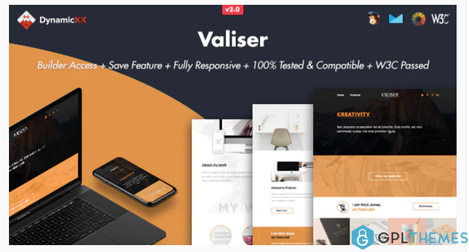 Valiser Responsive Email Online Template Builder