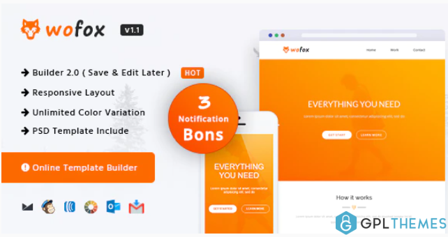 Wofox Responsive Email Template Online Builder