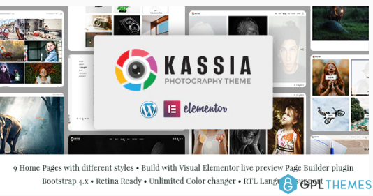 Kassia Photography WordPress Theme 1