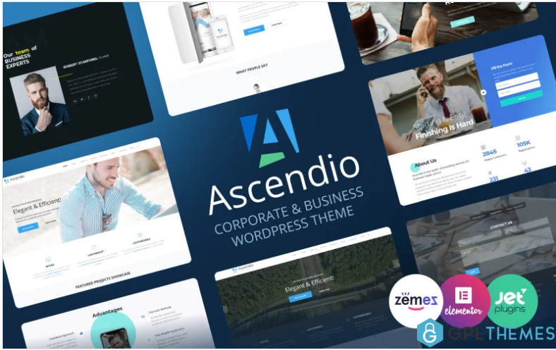 Ascendio Corporate Business WordPress Theme
