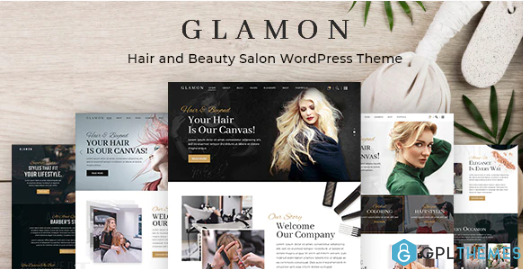 Glamon Salon Barber Shop Theme