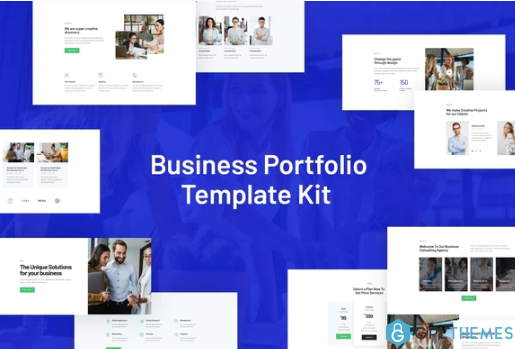 Rhodos Business Portfolio Elementor Blocks Template Kit