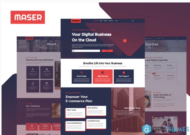 Maser Web Design Agency Template Kit