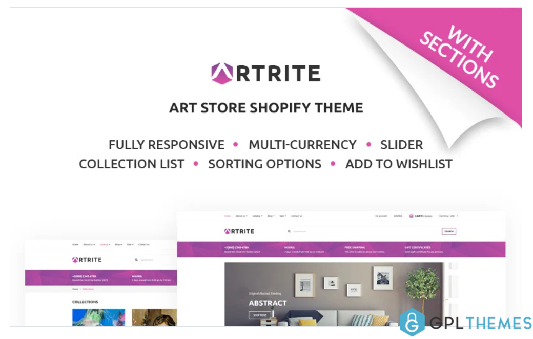 Artrite Marvellous Art Paintings Online Store Shopify Theme