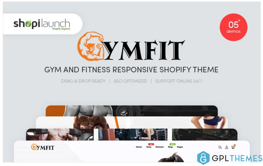 GymFit Gym And Fitness Responsive Shopify Theme