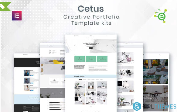 CETUS Creative Portfolio Elementor Template Kit