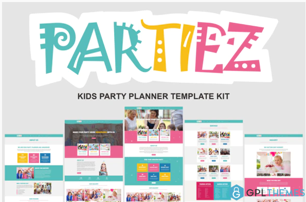 Partiez Kids Party Planner Template Kit